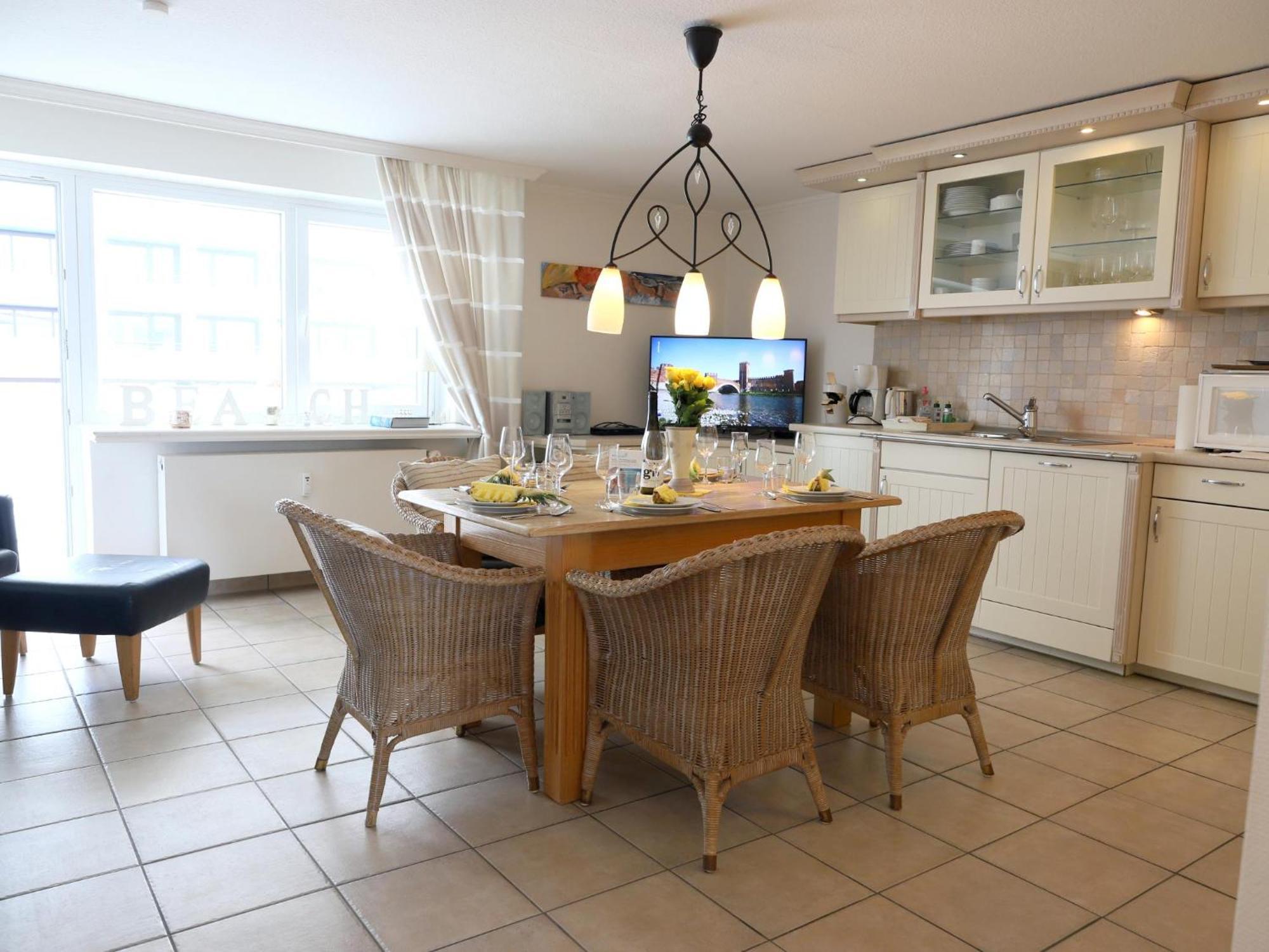 Strandnahe Ferienwohnung, Zentral Gelegen, Wlan Und Balkon, Andreas Dirks-Str. 1 베스터란트 외부 사진